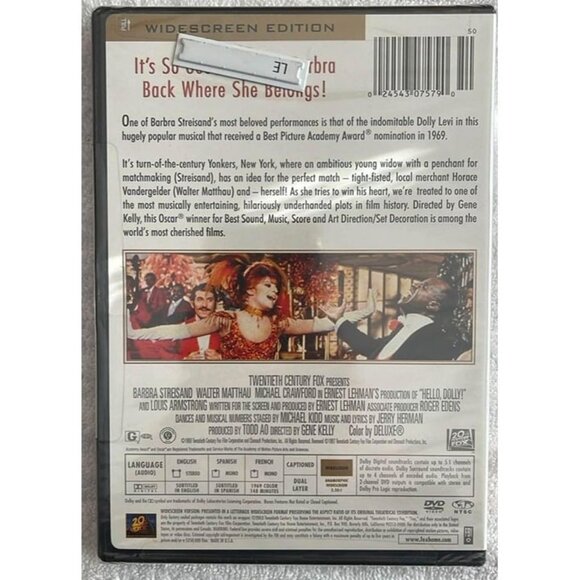 Hello, Dolly! - New - DVD - Barbara Streisand, Walter Matthau, Widescreen - Picture 2 of 3